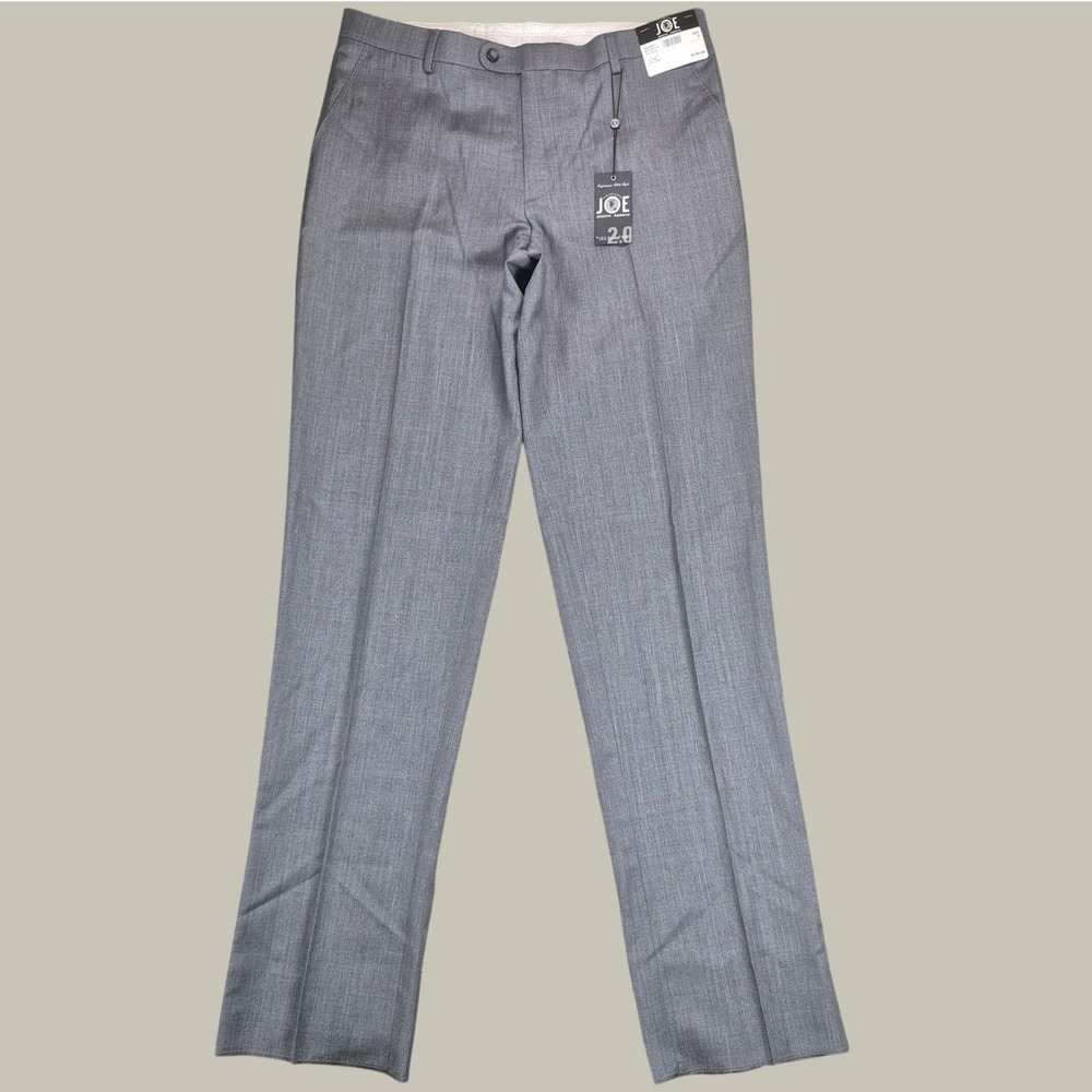 NWT Joseph Abboud Dress Pants Mens 36 Gray JOE Survival Pant 2.0 Wool